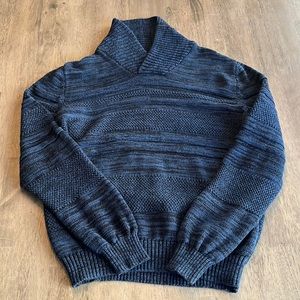 Men’s Blue Knit Sweater